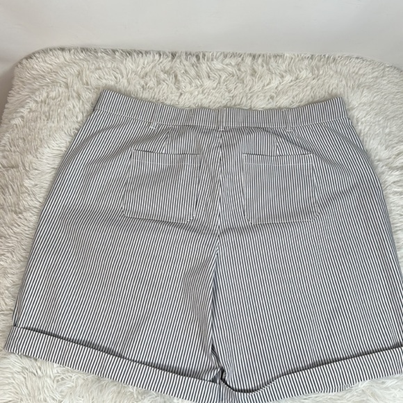 Penningtons White & Blue Striped Shorts - Picture 6 of 9